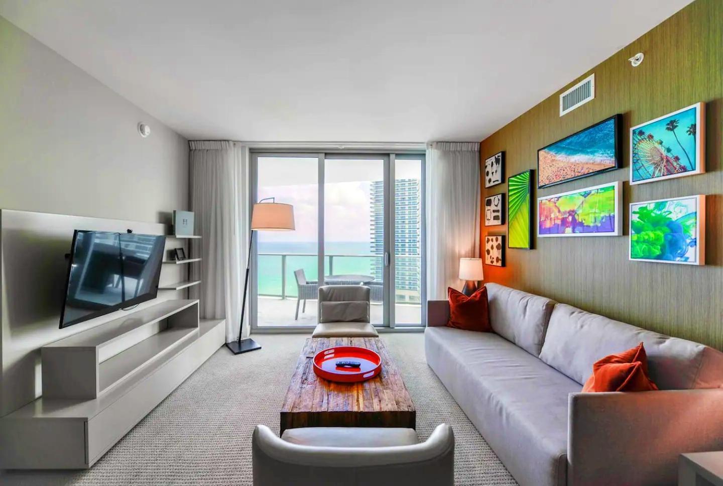 Wonderful 2/2 Condo W Ocean View At Hyde Beach ฮอลลีวูด ภายนอก รูปภาพ